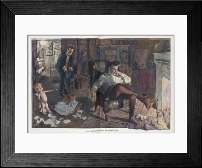 Framed Print : The bachelors last Christmas eve Framed Print : The bachelors last Christmas eve