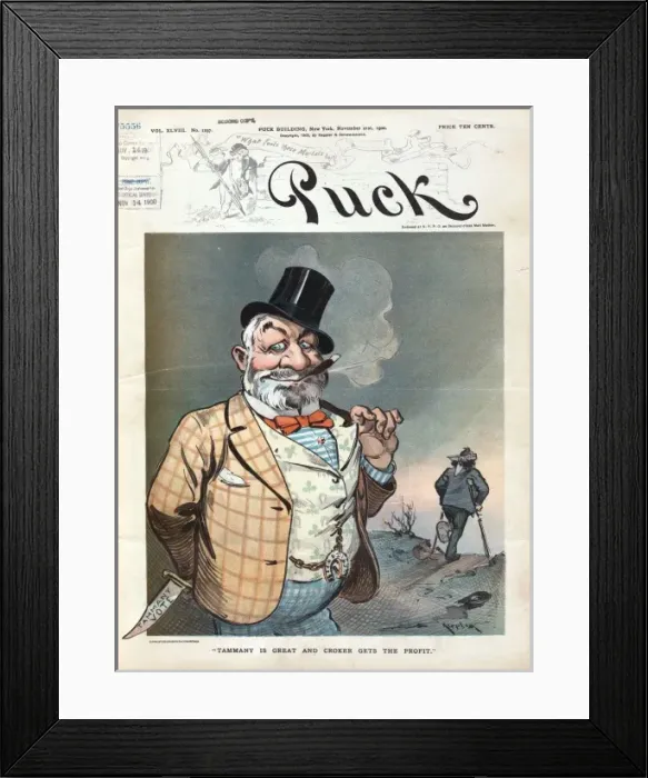 Framed Print : Tammany is great and Croker gets the profit Framed Print : Tammany is great and Croker gets the profit