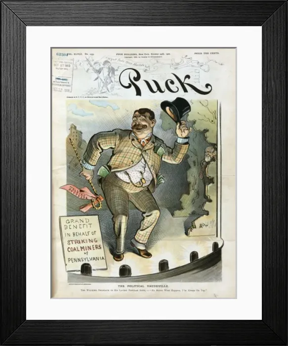 Framed Print : The political vaudeville Framed Print : The political vaudeville