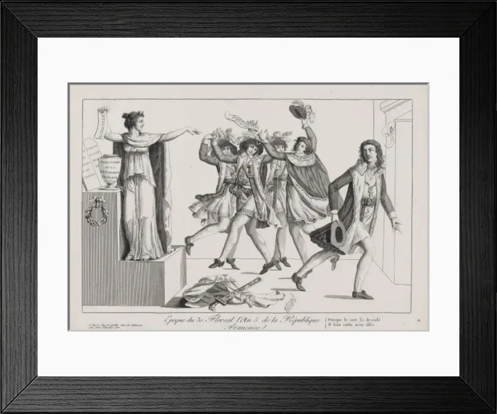 Framed Print : Epoque du 30 Floreal l an 5 de la Republique Francaise Framed Print : Epoque du 30 Floreal l an 5 de la Republique Francaise