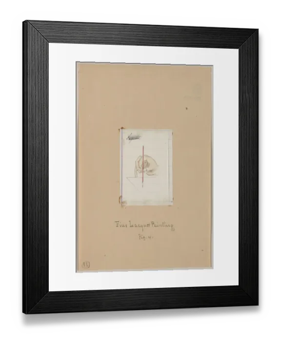 Framed Print : Fine lacquer painting, fig. 4 Framed Print : Fine lacquer painting, fig. 4