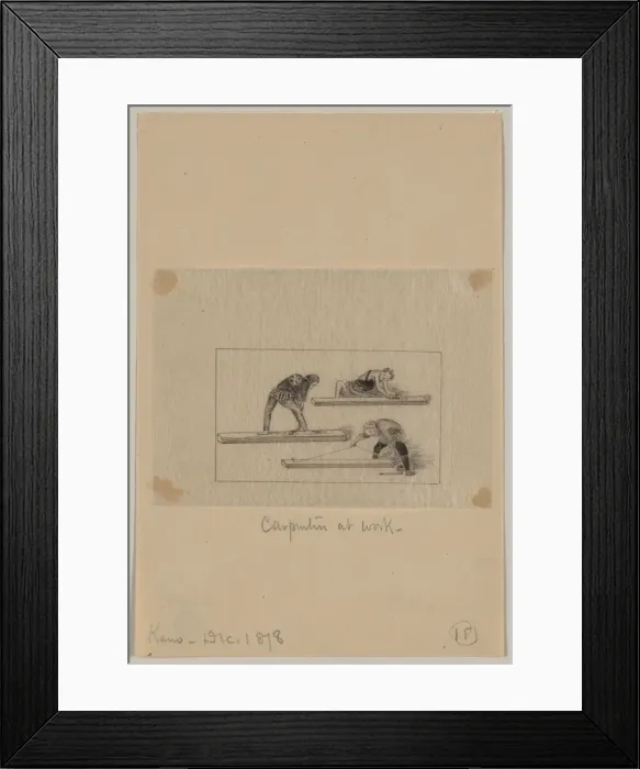 Framed Print : Two views of a paper lantern, full and with the paper collap Framed Print : Two views of a paper lantern, full and with the paper collap