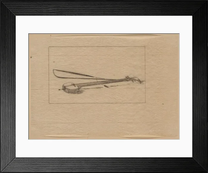 Framed Print : A shamisen Framed Print : A shamisen
