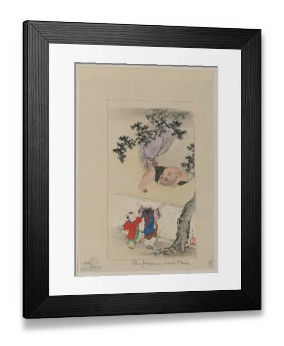 Framed Print : The Japanese Santa Klaus Framed Print : The Japanese Santa Klaus