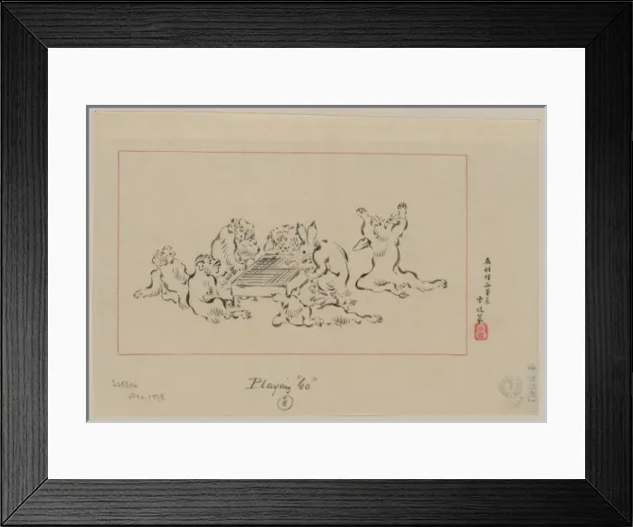 Framed Print : Playing go Framed Print : Playing go