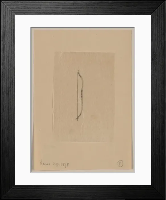 Framed Print : Typical bow used by a samurai Framed Print : Typical bow used by a samurai