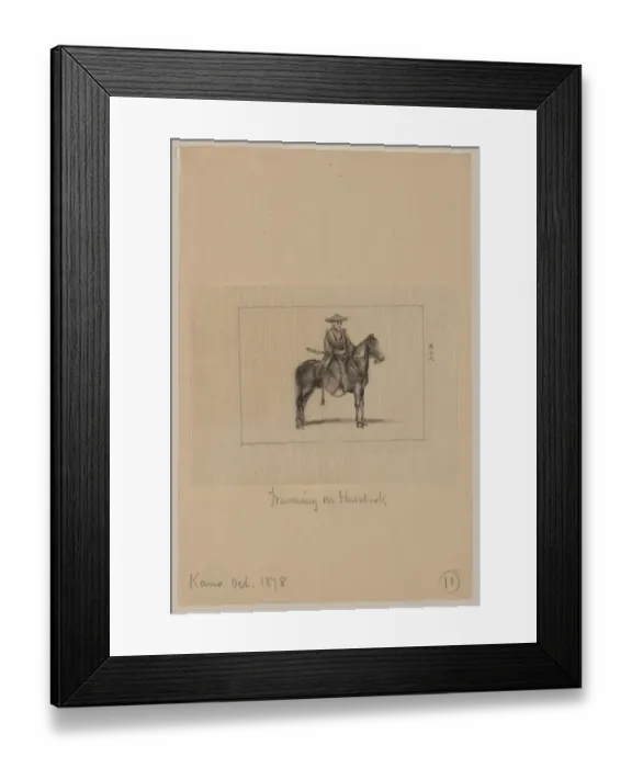 Framed Print : Traveling on horseback Framed Print : Traveling on horseback