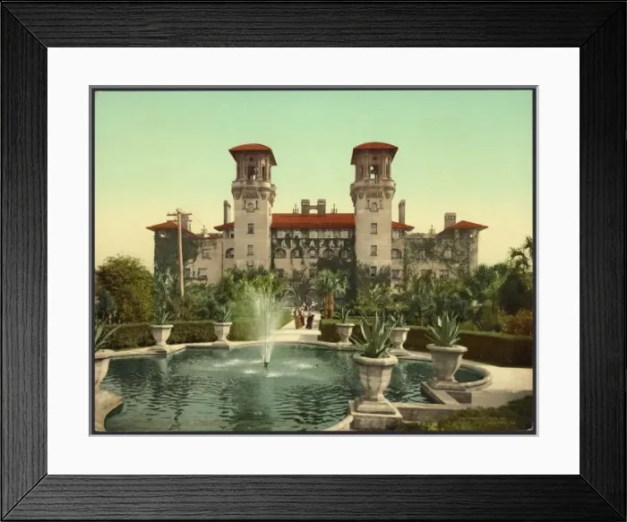 Framed Print : The Alcazar, St. Augustine, Florida Framed Print : The Alcazar, St. Augustine, Florida