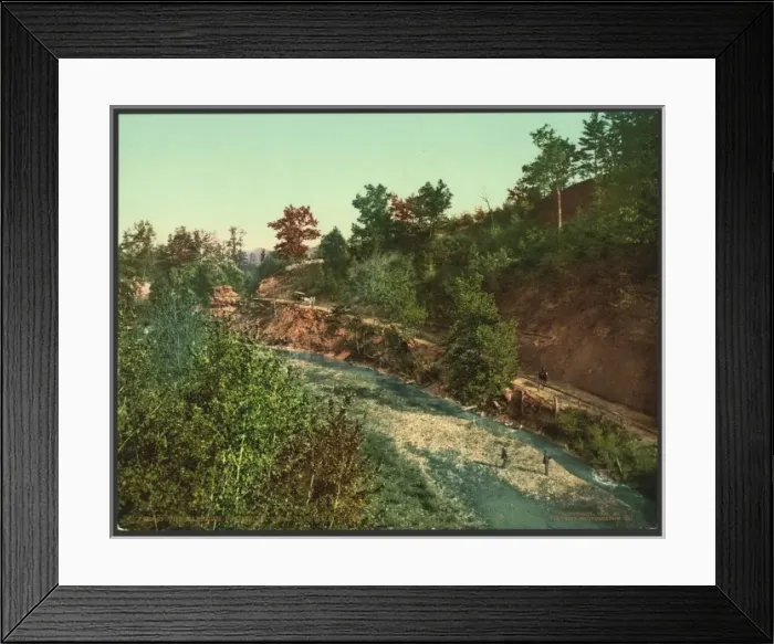 Framed Print : The Narrows, Poagshole, near Dansville, N. Y Framed Print : The Narrows, Poagshole, near Dansville, N. Y