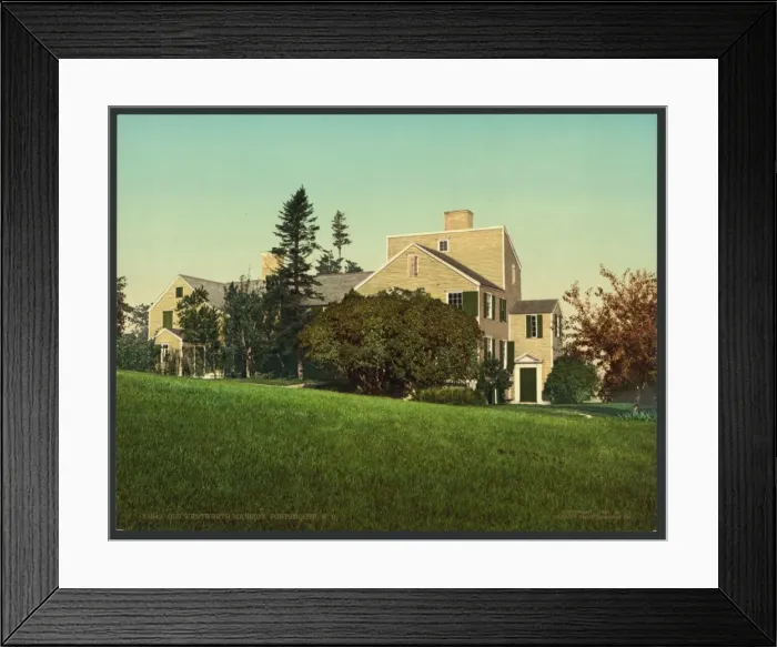 Framed Print : Old Wentworth Mansion, Portsmouth, N. H Framed Print : Old Wentworth Mansion, Portsmouth, N. H