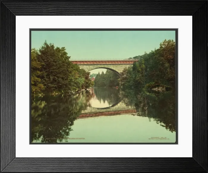 Framed Print : Echo Bridge, Newton, Massachusetts Framed Print : Echo Bridge, Newton, Massachusetts