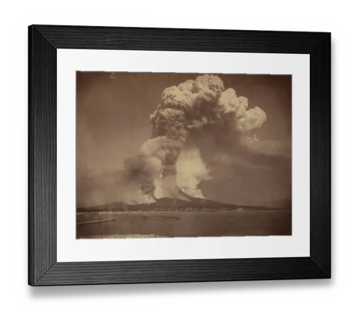 Framed Print : Mount Vesuvius, active Framed Print : Mount Vesuvius, active