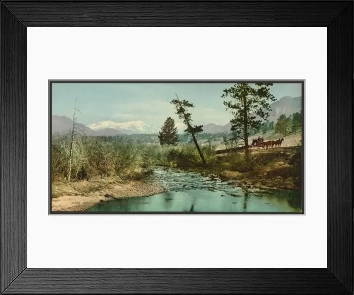 Framed Print : Upsilon Peak, Estes Park, Colorado Framed Print : Upsilon Peak, Estes Park, Colorado