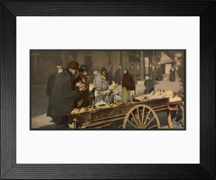 Framed Print : A banana cart Framed Print : A banana cart