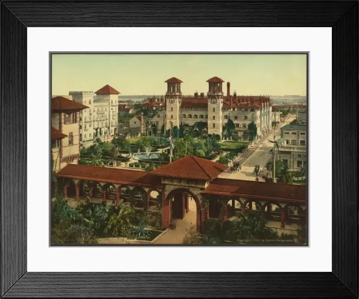Framed Print : The Alcazar, St. Augustine Framed Print : The Alcazar, St. Augustine