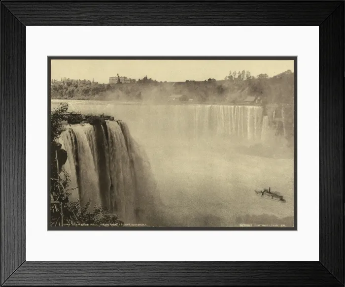 Framed Print : Horseshoe Fall from Goat Island, Niagara Framed Print : Horseshoe Fall from Goat Island, Niagara