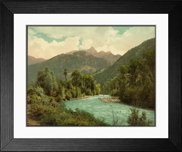Framed Print : Needle Mountains from Animas Canyon, Colorado Framed Print : Needle Mountains from Animas Canyon, Colorado