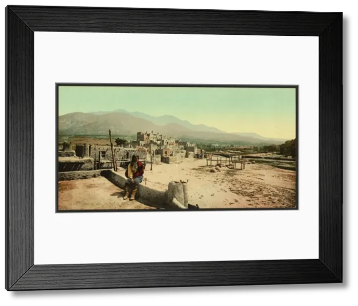 Framed Print : New Mexico. Pueblo de Taos Framed Print : New Mexico. Pueblo de Taos