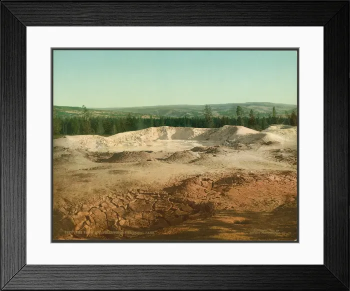 Framed Print : The Paint Pot, Yellowstone National Park