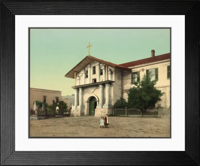 Framed Print : Mission Dolores, San Francisco, Cal Framed Print : Mission Dolores, San Francisco, Cal