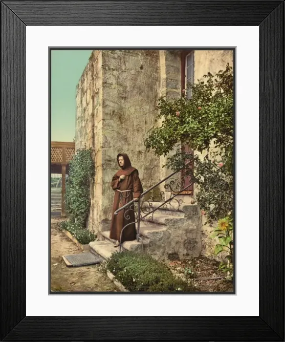 Framed Print : Brother Odoricus, Mission Santa Barbara, California Framed Print : Brother Odoricus, Mission Santa Barbara, California