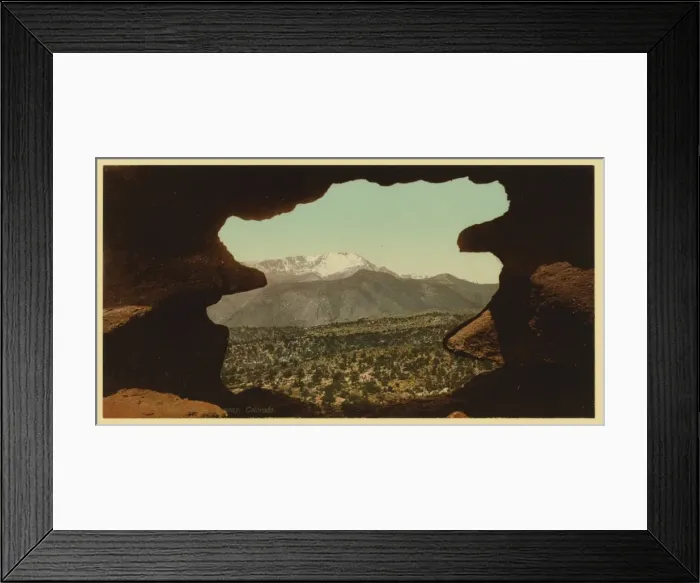 Framed Print : Pikes Peak from Gateway, Colorado Framed Print : Pikes Peak from Gateway, Colorado