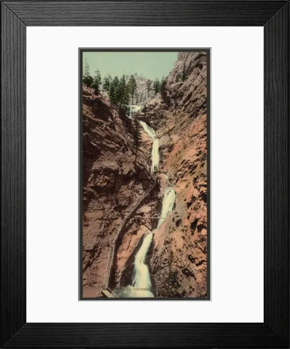 Framed Print : Seven Falls, Cheyenne Canyon, Colorado Framed Print : Seven Falls, Cheyenne Canyon, Colorado