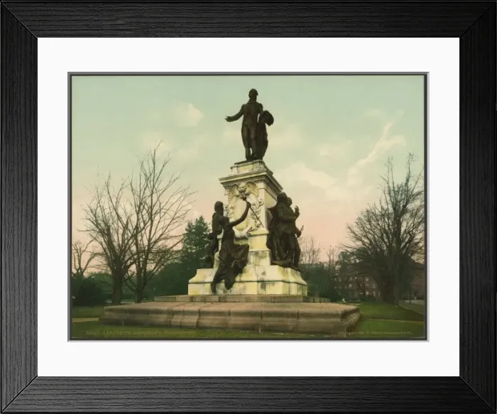 Framed Print : Lafayette Monument, Washington Framed Print : Lafayette Monument, Washington
