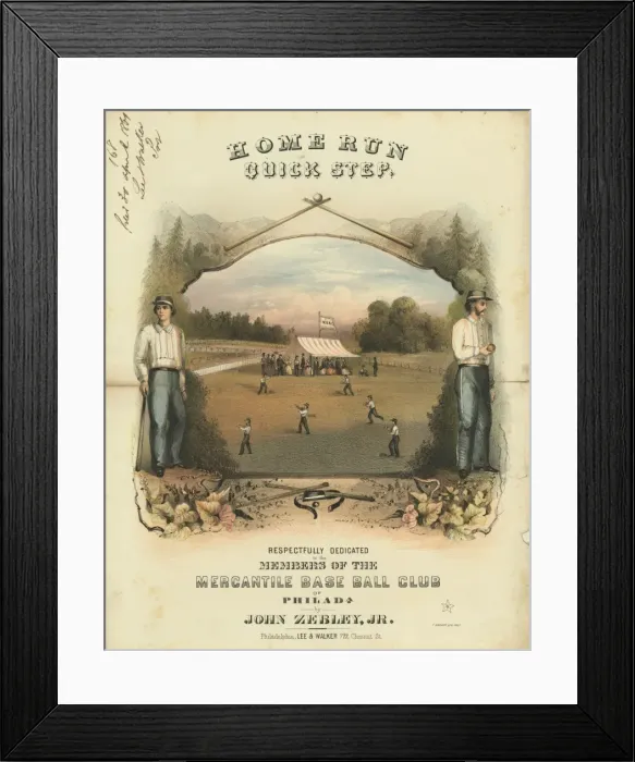 Framed Print : Home run quick step - respectfully dedicated to the members Framed Print : Home run quick step - respectfully dedicated to the members