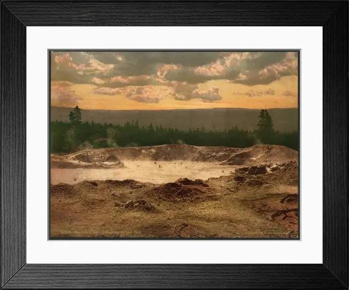 Framed Print : The Paint Pot, Yellowstone National Park The Paint Pot, Yell Framed Print : The Paint Pot, Yellowstone National Park The Paint Pot, Yell