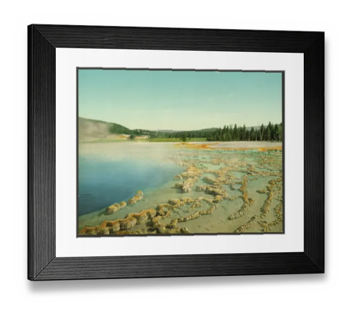 Framed Print : Sapphire Pool, Yellowstone National Park Framed Print : Sapphire Pool, Yellowstone National Park