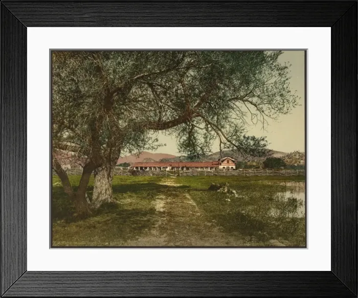 Framed Print : Mission San Antonio, general view Framed Print : Mission San Antonio, general view