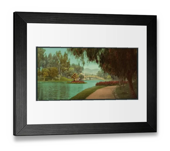 Framed Print : Hollenbeck Park, Los Angeles Framed Print : Hollenbeck Park, Los Angeles