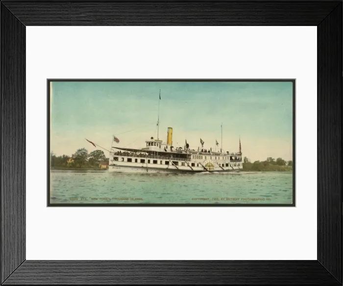 Framed Print : Str. New York, Thousand Islands Str. New York, Thousand Isla Framed Print : Str. New York, Thousand Islands Str. New York, Thousand Isla