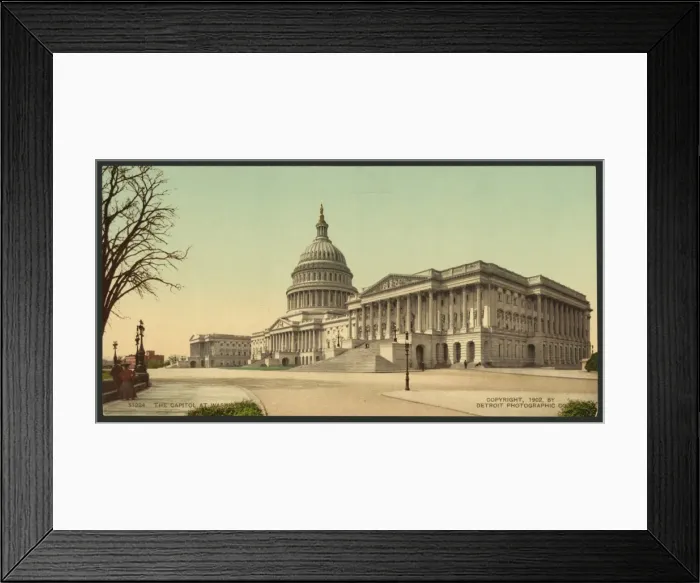 Framed Print : The Capitol at Washington Framed Print : The Capitol at Washington