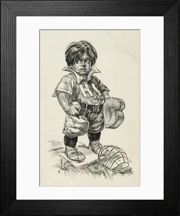 Framed Print : Haskell Indian baseball boy Framed Print : Haskell Indian baseball boy