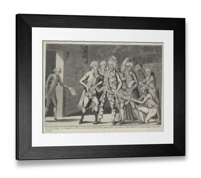 Framed Print : L homme aux assignats Framed Print : L homme aux assignats