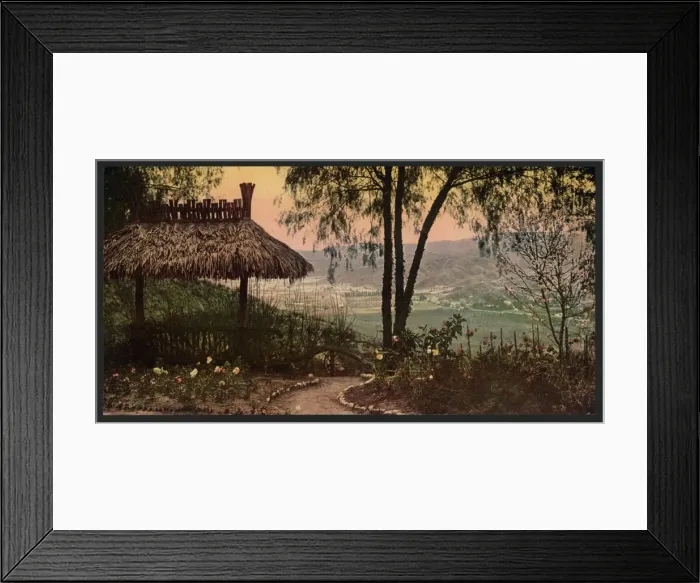 Framed Print : View from Smileys Heights, Redlands, Cal Framed Print : View from Smileys Heights, Redlands, Cal