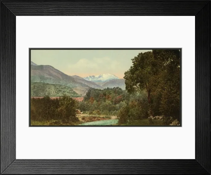 Framed Print : Pikes Peak from near Colorado City Framed Print : Pikes Peak from near Colorado City