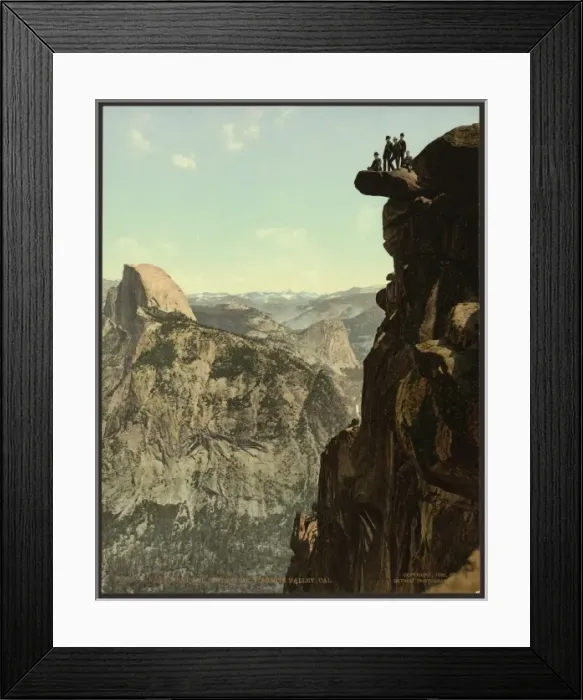 Framed Print : Glacier Point and South Dome, Yosemite Valley, Cal Framed Print : Glacier Point and South Dome, Yosemite Valley, Cal
