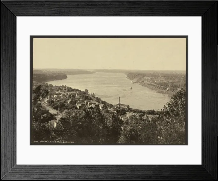 Framed Print : Niagara River from Queenston Framed Print : Niagara River from Queenston