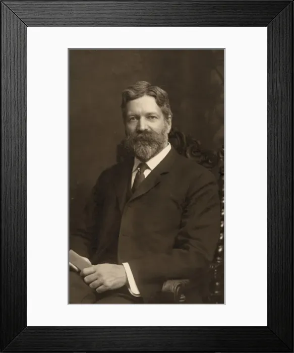 Framed Print : George Foster Peabody, half-length portrait, sitting, facing Framed Print : George Foster Peabody, half-length portrait, sitting, facing