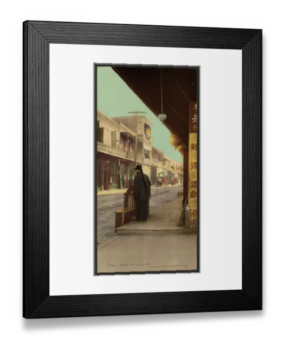 Framed Print : A street in Chinatown Framed Print : A street in Chinatown