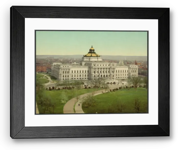 Framed Print : The Library of Congress, Washington Framed Print : The Library of Congress, Washington