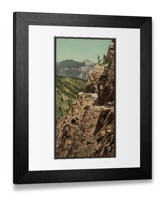 Framed Print : Ouray and Silverton toll road Framed Print : Ouray and Silverton toll road