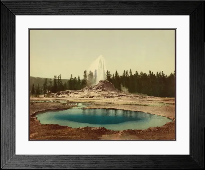 Framed Print : Castle Geyser, Yellowstone National Park Framed Print : Castle Geyser, Yellowstone National Park