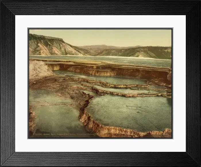 Framed Print : Summit Basin, Mammoth Hot Spring, Yellowstone National Park Framed Print : Summit Basin, Mammoth Hot Spring, Yellowstone National Park