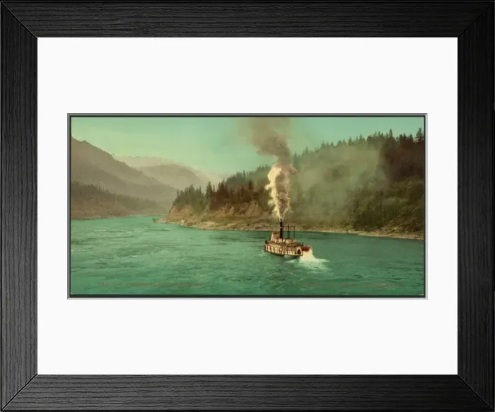Framed Print : The Columbia below the Cascades Framed Print : The Columbia below the Cascades