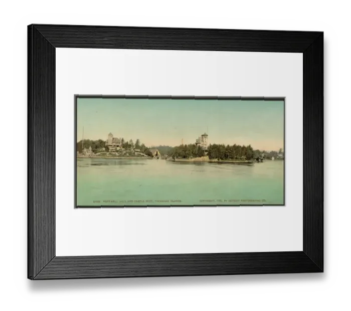 Framed Print : Hopewell Hall and Castle Rest, Thousand Islands Framed Print : Hopewell Hall and Castle Rest, Thousand Islands