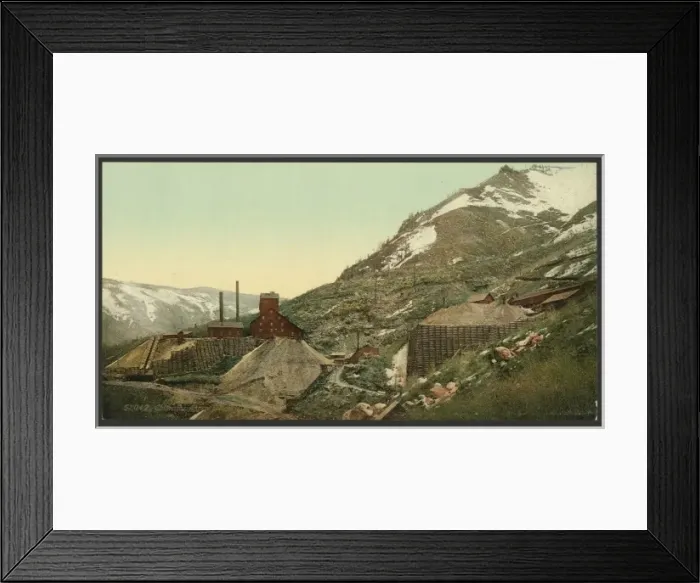 Framed Print : Colorado. Aspen silver mines